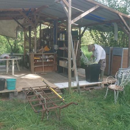 Yourte Rustique En Permaculture Creysse  Ngoại thất bức ảnh